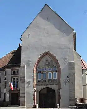 L'ancienne chapelle abbatiale Saint-Léger.