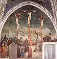 Crucifixion, de Masolino, église San Clemente, Rome.