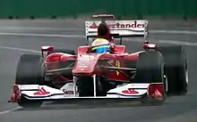 Photo de la Ferrari F10 de Massa à Melbourne