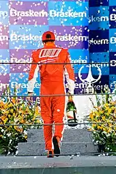 Photo de Felipe Massa au Brésil en 2008