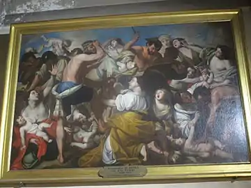 Francesco Rosa, Le Massacre des Innocents (XVIIe siècle).