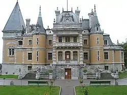 Autre façade du château de Massandra