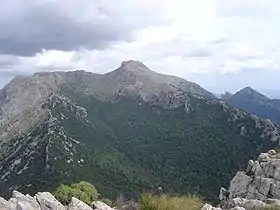 Vue du sommet depuis dels Tossals.