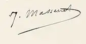 signature de Jules Massenet