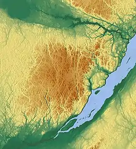 Carte topographique du massif.