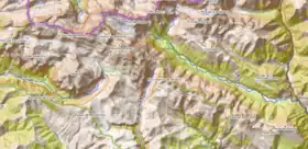 Carte topographique du massif.