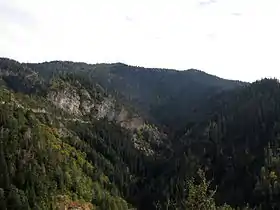 Vue de la face nord du mont Tournairet.