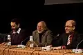 Michele Serra (it), Vittorio Zucconi et Massimo Gramellini à l'International Journalism Festival de Pérouse en 2010.