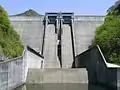 Barrage de Matanoagawa, réservoir inférieur de la centrale de Matanoagawa (1 200 MW).