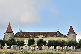 Château de Matecoulon, la façade sud.