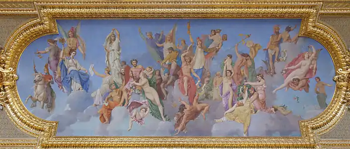 L'Assemblée des Dieux (1868), Paris, musée du Louvre.