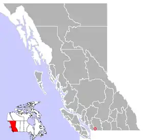 Localisation des Matsqui First Nation