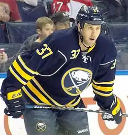 Matt Ellis avec les Sabres de Buffalo