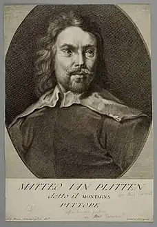I. D. Campiglia, C. Gregori, Autoportrait de Matthieu van Plattenberg, ou le Montagne.