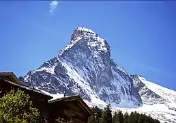 La face nord du Cervin, Alpes valaisannes