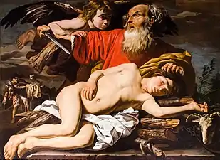 Matthias Stomer, Le Sacrifice d'Abraham.