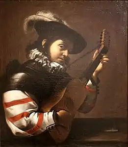 Mattia Preti, Joueur de guitare.