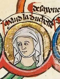 Image illustrative de l'article Mathilde d'Angleterre (1156-1189)
