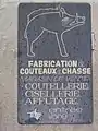 Plaquette atelier couteaux de chasse.