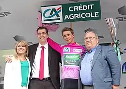 Bryan Coquard, leader du classement général.