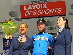 Maxime Renault, coureur le plus combatif.