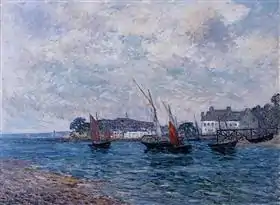 La Rentrée au port de Douarnenez , 1906Collection privéeVente 1999