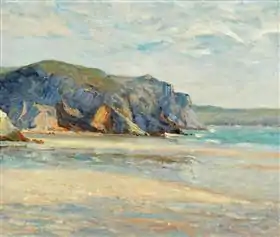 Maxime Maufra : La plage de Morgat (Finistère) (1899)