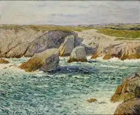 La Crique, côte sauvage, QuiberonMaxime Maufra, 1903Musée André-Malraux, Le Havre