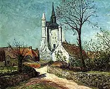 Village et chapelle de Sainte-AvoyMaxime Maufra, 1908Collection privée.
