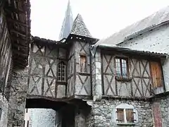 Maison à colombages.