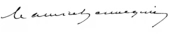 signature de Maurice Hennequin