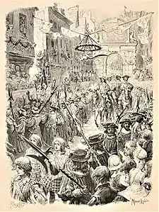 Louis XIII entre triomphalement dans Paris après la capitulation de La Rochelle.