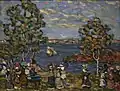 Seashore, Crepuscule, 1917, Maurice Prendergast