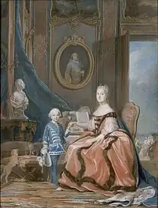 Madame la Dauphine et le duc de Bourgogne (1761)Saint Quentin, Musée Antoine Lécuyer