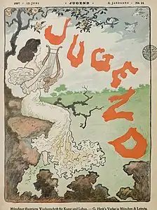 Couverture pour Jugend, no 24 (1897).