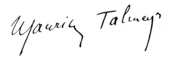 signature de Maurice Talmeyr