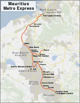 Image illustrative de l’article Métro express de Maurice