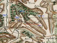 Sur la carte de Cassini du village vers 1750, l'inclinaison du château indique qu'il était déjà en ruines à cette époque.