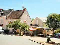 Le restaurant « Au Val d'Anglin » en 2016.