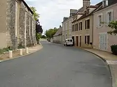 La route de Bélâbre en 2011.