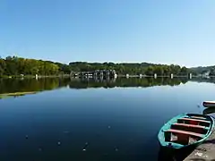 La retenue du barrage.