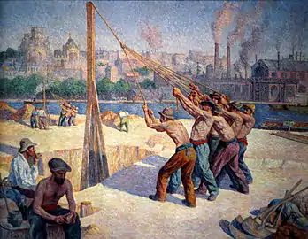 Les Batteurs de pieux (1902-1905), Paris, musée d'Orsay.