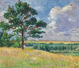 Paysage près de Méréville (vers 1905), collection particulière[réf. nécessaire].