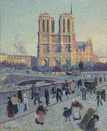 Le Quai Saint-Michel et Notre-Dame de Paris (Maximilien Luce).