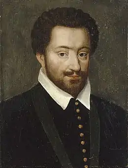 Le duc de Mayenne, gouverneur de la Bourgogne de 1574 à 1595.
