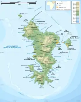 Carte de Mayotte, l'« île-hippocampe ».