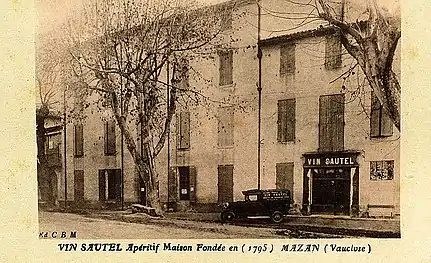 Camionnette de livraison Sautel dans les années 1920