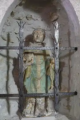 Statue de saint Sylvain.