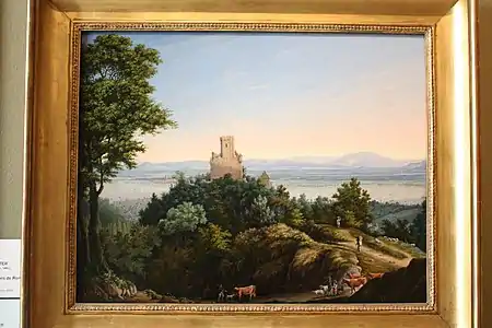 Vue du château de Kintzheim, Strasbourg, Musée des Beaux-Arts.