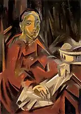 Femme assise (1928), Bilbao, Musée des Beaux-Arts.